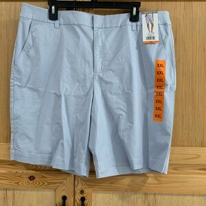 Matty M Womens Blue Flat Front Shorts New with tags Sz XXL